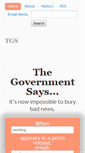 Mobile Screenshot of london.thegovernmentsays.com